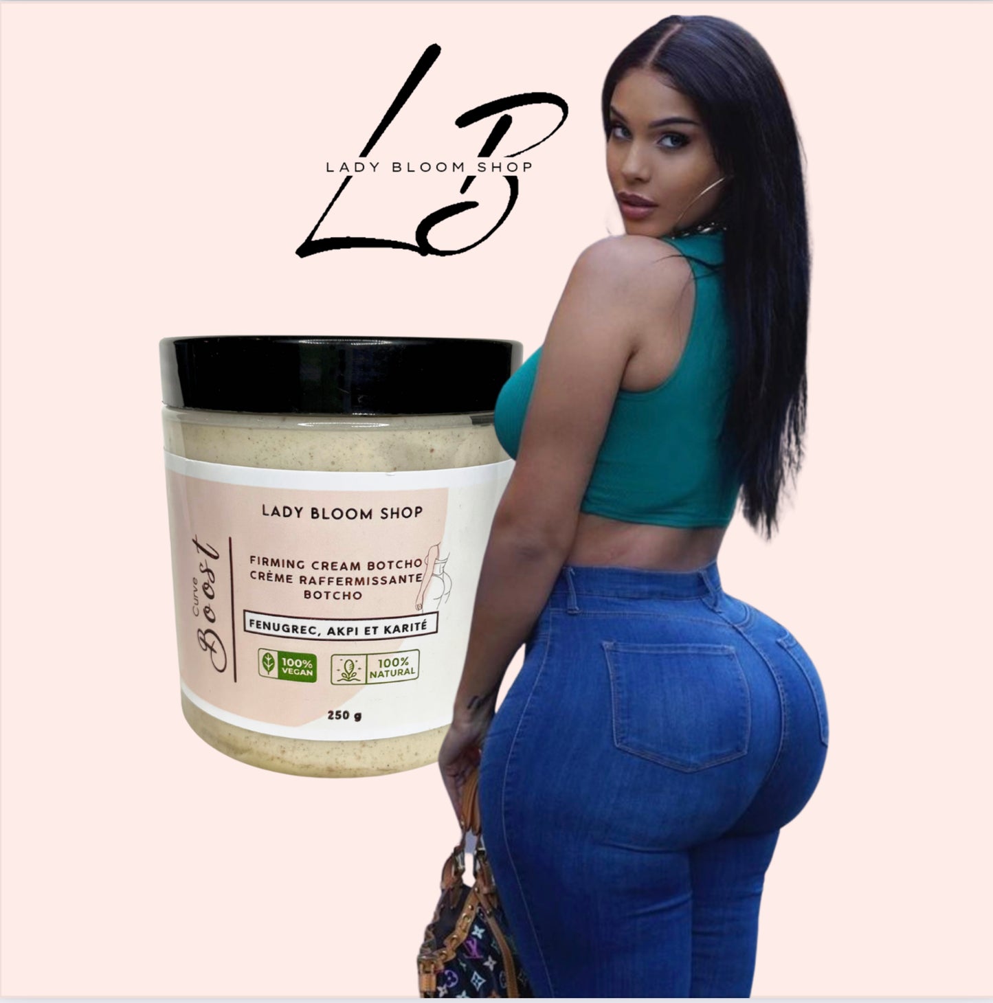 Crème Curve Boost - Votre Secret Pour Des Fesses Sublimes De Façon Naturelle . 250 g