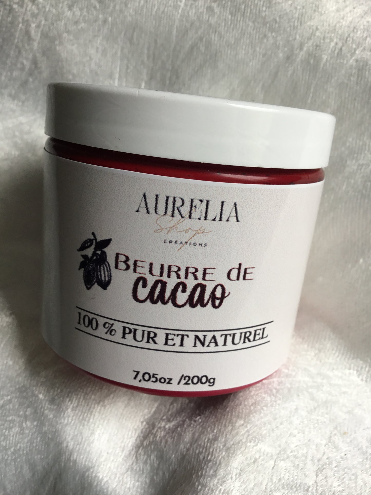 Pur Beurre De Cacao Naturel Bio Pour Peaux Sèches