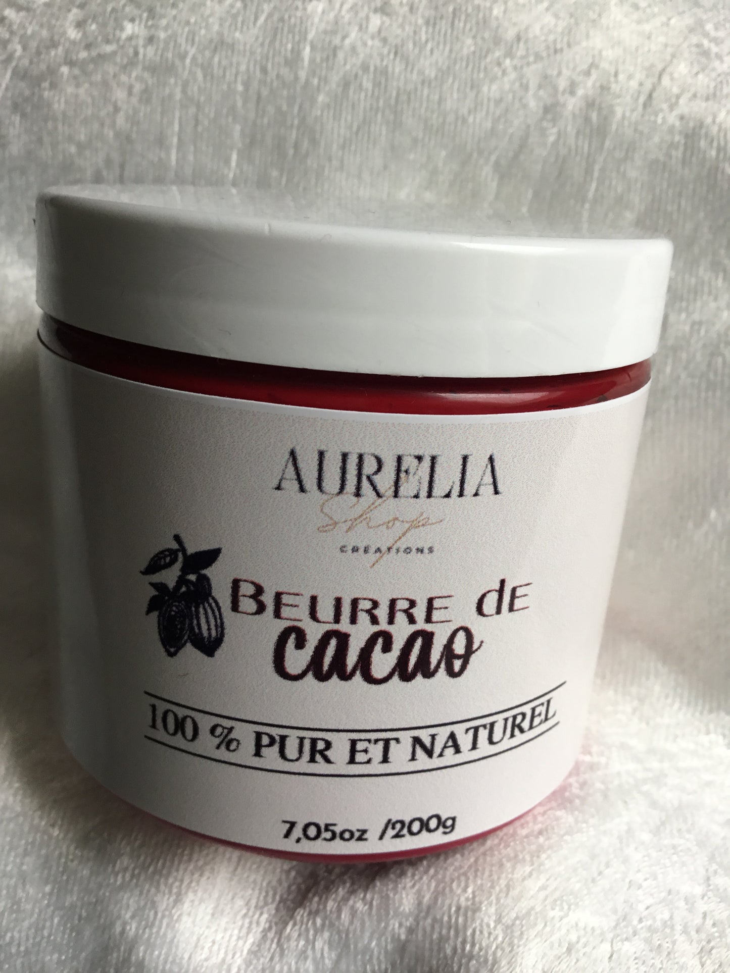 Pur Beurre De Cacao Naturel Bio Pour Peaux Sèches