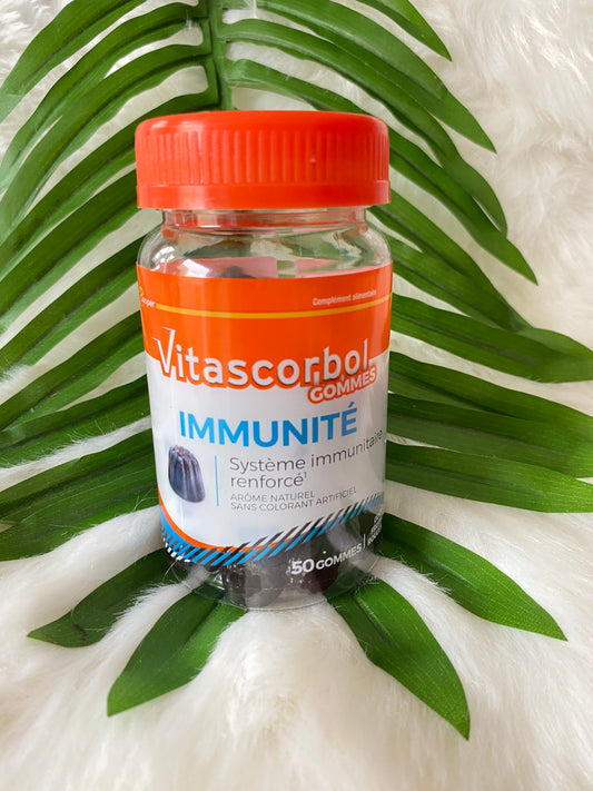 VITASCORBOL Immunity Gums - Food supplement - Box of 50 gums