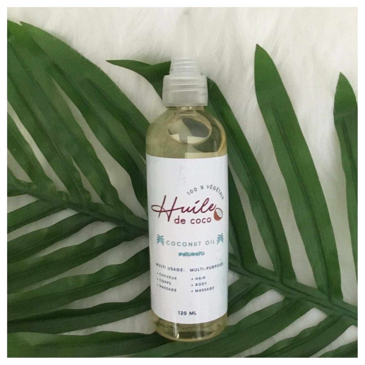 Pure 100% natural coconut oil / coconut oil 120ml