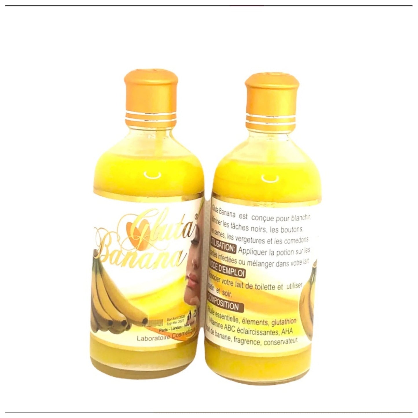 GLUTA BANANA- CONCENTRÉ ULTRA ÉCLAIRCISSANT ,ANTI TÂCHES 100ml