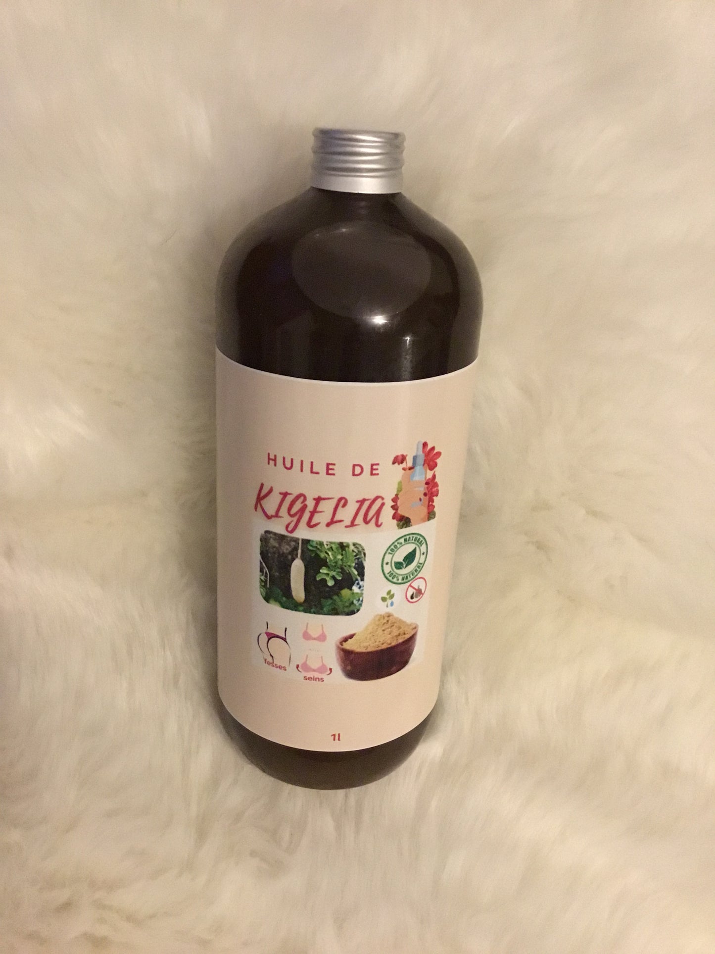 HUILE DE KIGELIA 100% NATURELLE 250 ml / 100% NATURAL KIGELIA OIL 250 ml