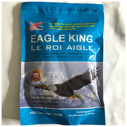 LE ROI AIGLE / THÉ APHRODISIAQUE, AUGMENTE LA CAPACITÉ, PROLONGE LE TEMPS ET REVITALISE LE VENT MÂLE.