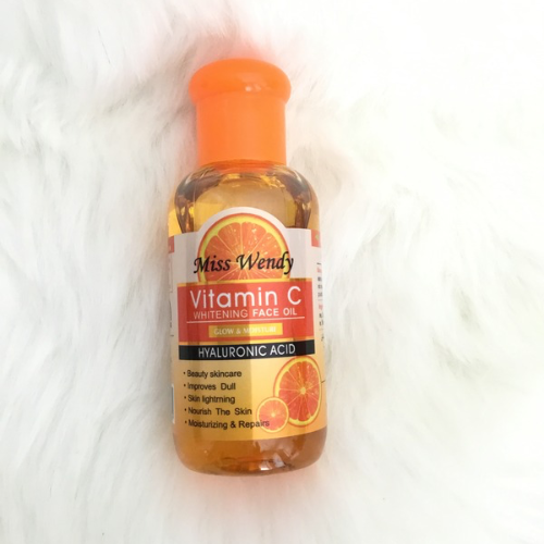 MISS WENDY VITAMIN C, HUILE BLANCHISSANTE DE VISAGE À L’ACIDE HYALURONIQUE 75ml