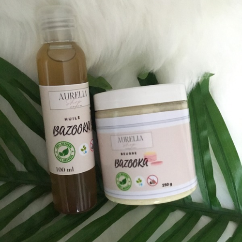 KIT HUILE ET BEURRE BAZOOKA EXPRESS INGRÉDIENTS NATUREL 100ml / BAZOOKA EXPRESS OIL AND BUTTER KIT NATURAL INGREDIENTS 100ml