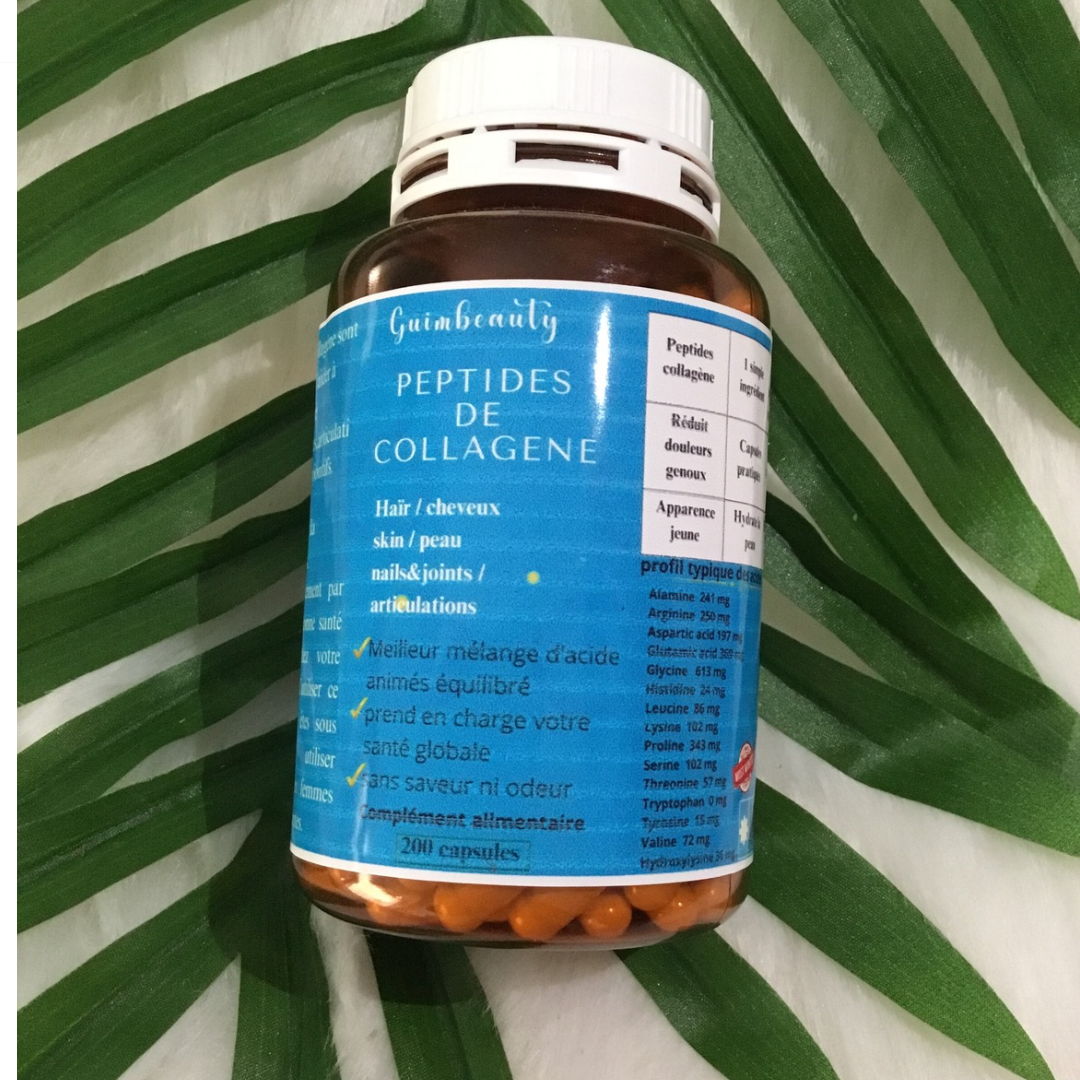 Gélules de collagène peptides 200 gélules