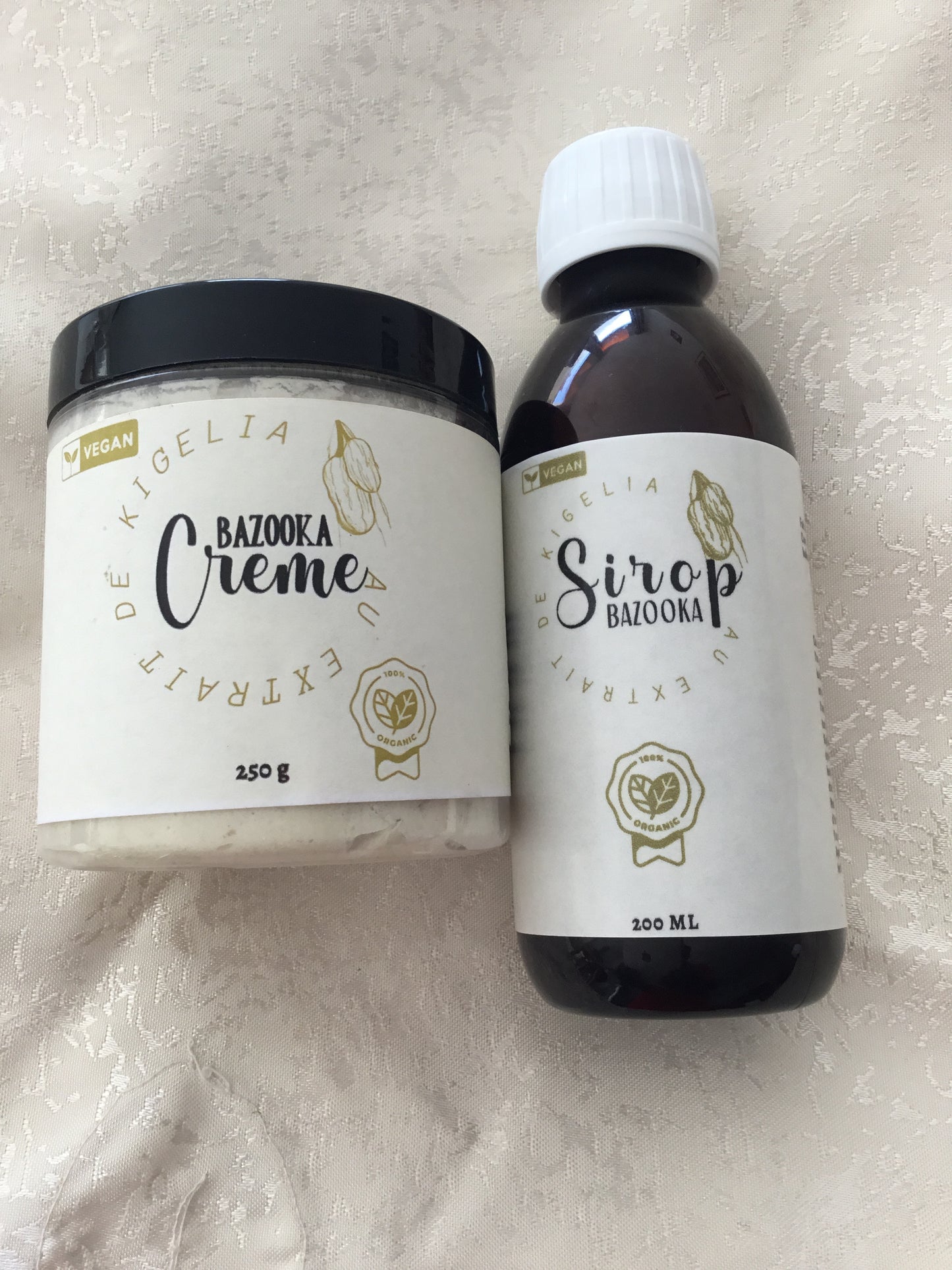 KIT SIROP ET CRÈME BAZOUKA EXPRESS 100% INGRÉDIENTS NATURELS / BAZOUKA EXPRESS SYRUP AND CREAM KIT 100% NATURAL INGREDIENTS