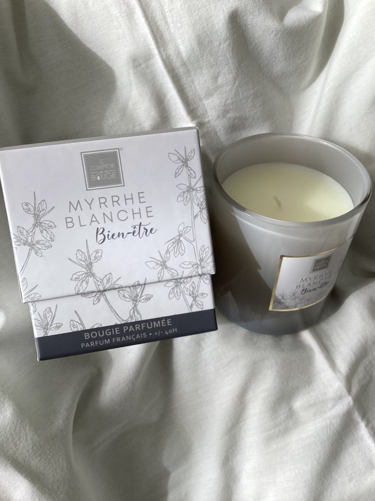 BOUGIE PARFUMÉE MYRRHE BLANCHE MAEL 190 GR