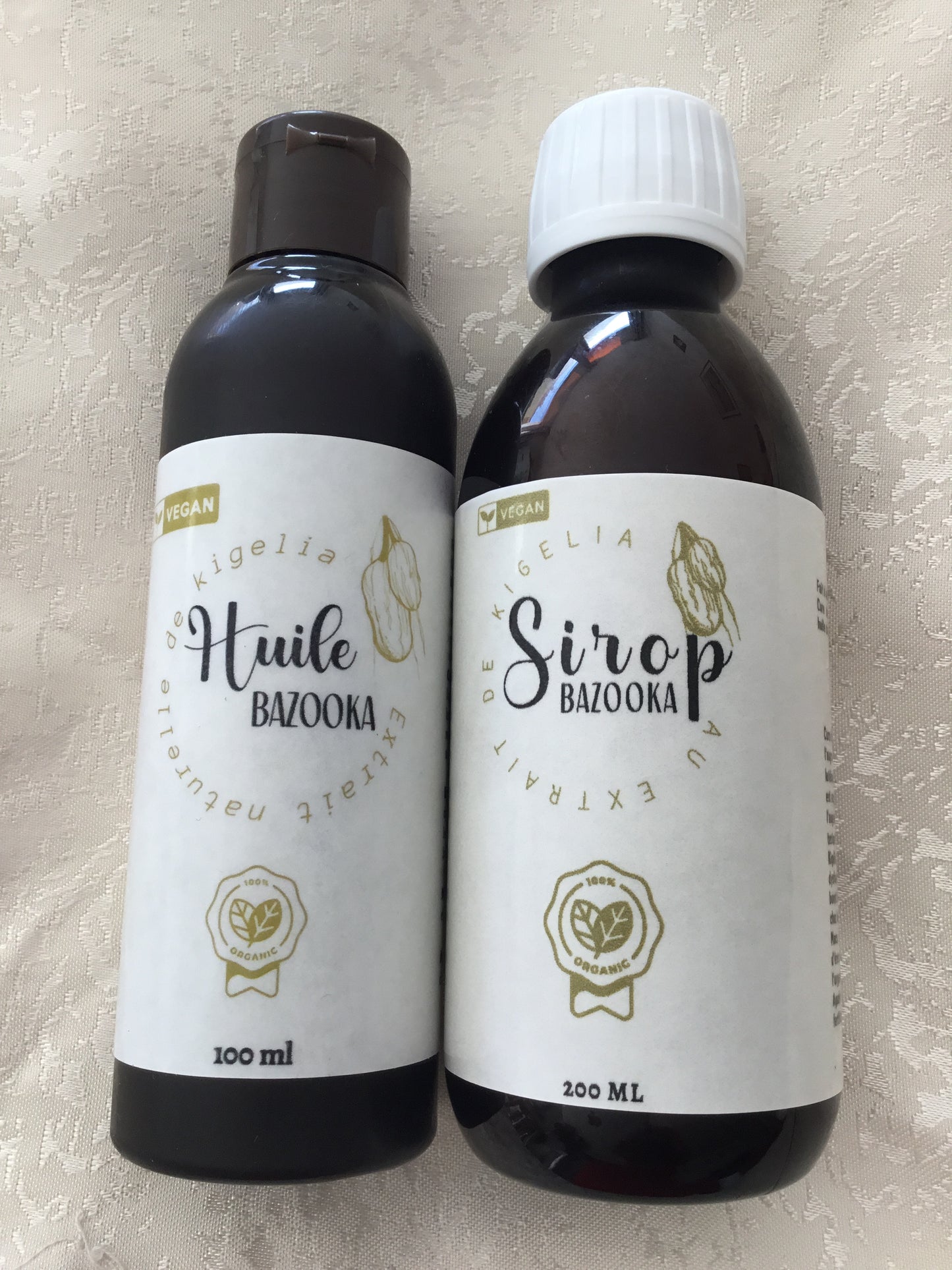 KIT SIROP BAZOUKA ET HUILE BAZOUKA EXPRESS 100% INGRÉDIENTS NATURELS / KIT SYRUP BAZOUKA AND OIL BAZOUKA EXPRESS 100% NATURAL INGREDIENTS