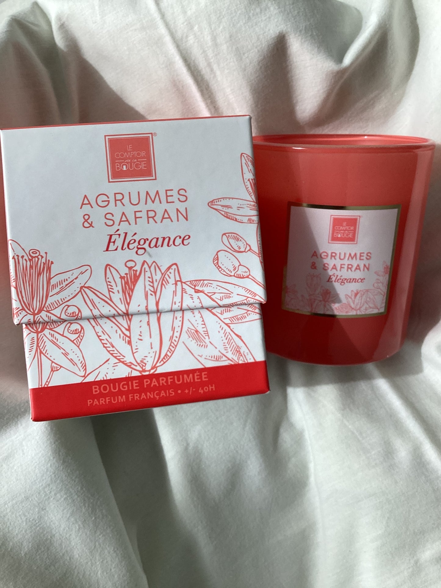 BOUGIE PARFUMÉE AGRUMES ET SAFRAN 190 GR